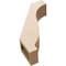 Ekena Millwork 5-inch W x 16-inch D x 22-inch H Baker Rough Cedar Woodgrain TimberThane Knee Brace, Primed BRCUR05X16X22BKRRCPR - alternate 2